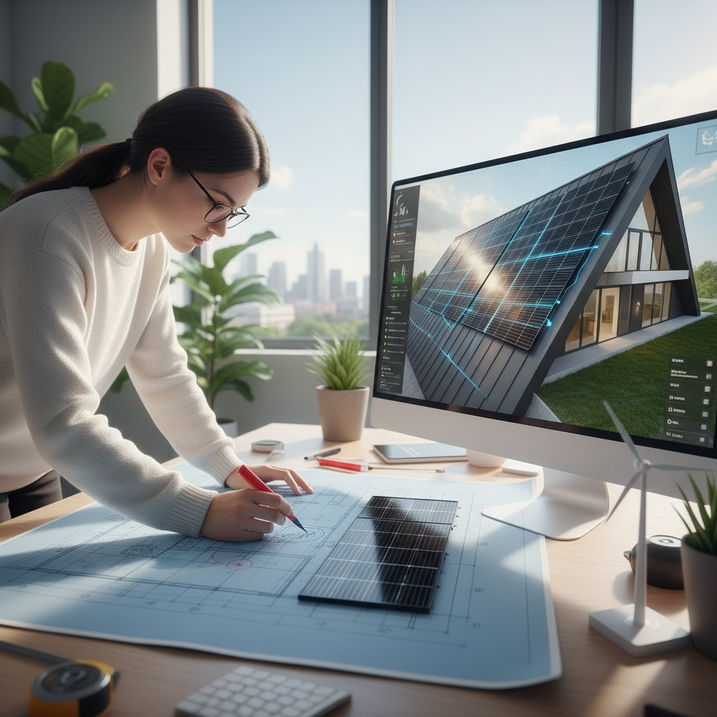 Solaranlage auf Schweizer Hausdach